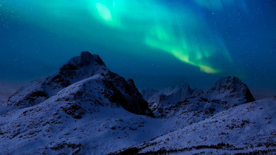Invierno en Tierras Noruegas e islas Lofoten