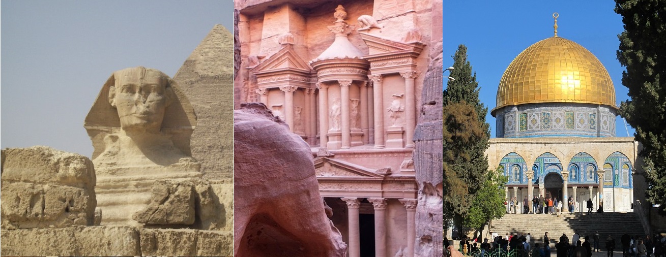 Egipto, Jordania e Israel *Tres Mares*