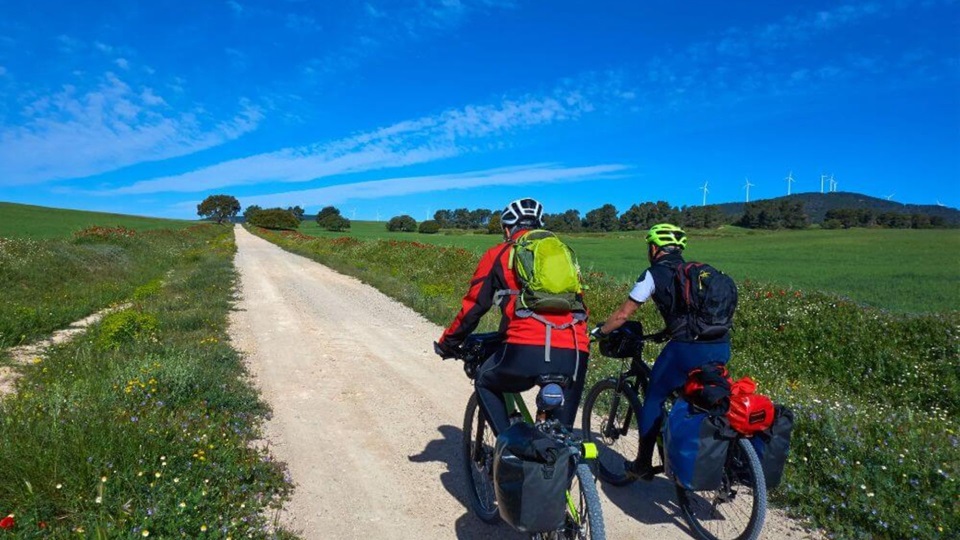 Camino de Santiago 4 Camino Francés completo en bicicleta