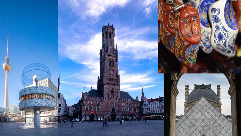 Berlín, países Bajos y París