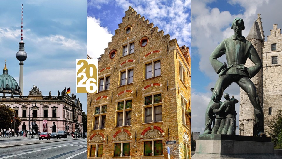 La ruta Gala de Berlín a París vía Países Bajos